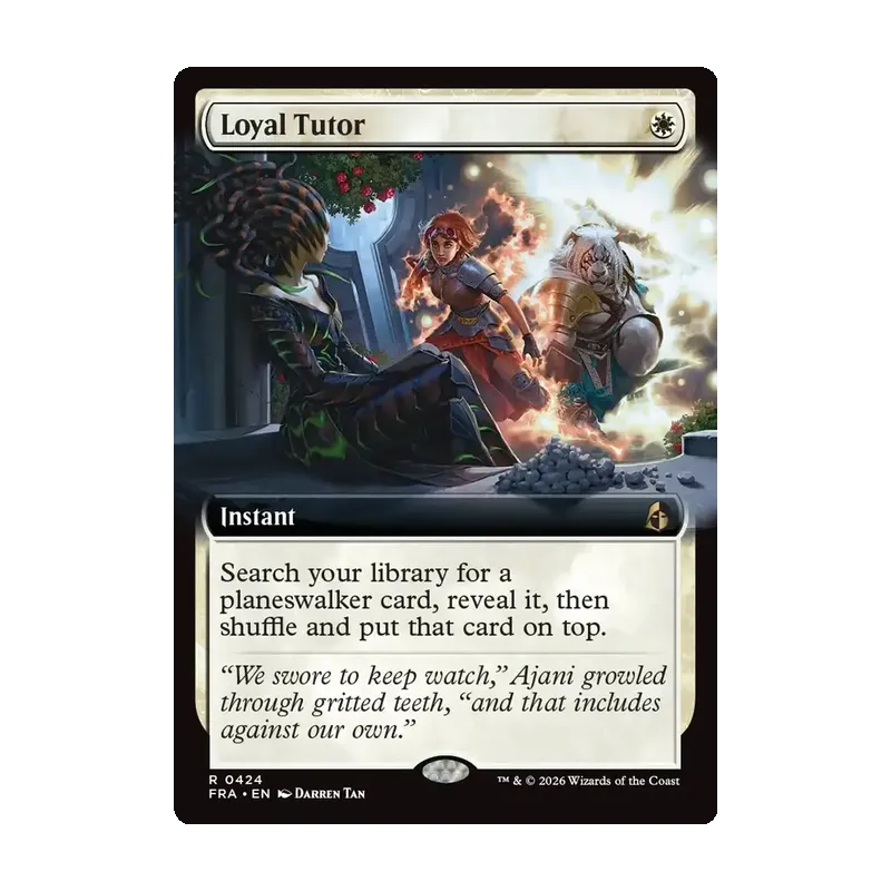 Loyal Tutor (Extended Art) - Reality Fracture (Near Mint)