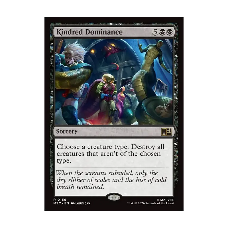 Kindred Dominance (Surge Foil) - Marvel Super Heroes Commander (Foil Near Mint)
