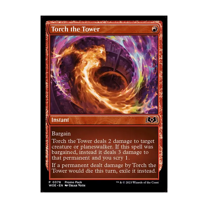 Torch the Tower - Wilds of Eldraine (Near Mint)