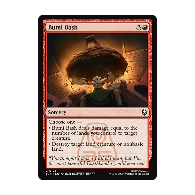 Bumi Bash - Avatar: The Last Airbender (Near Mint)