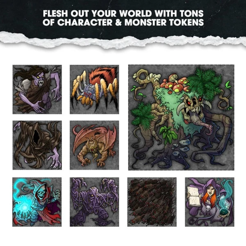 Dungeon Craft 2D RPG Terrain: Cursed Lands (New Arrival)