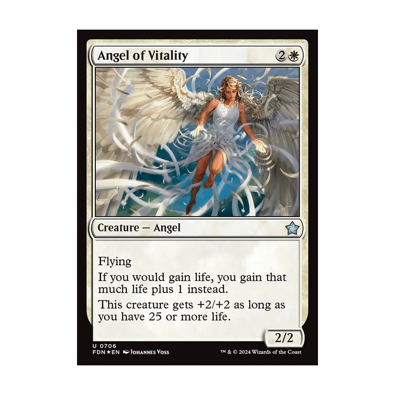 Angel of Vitality - Foundations (Foil Near Mint)