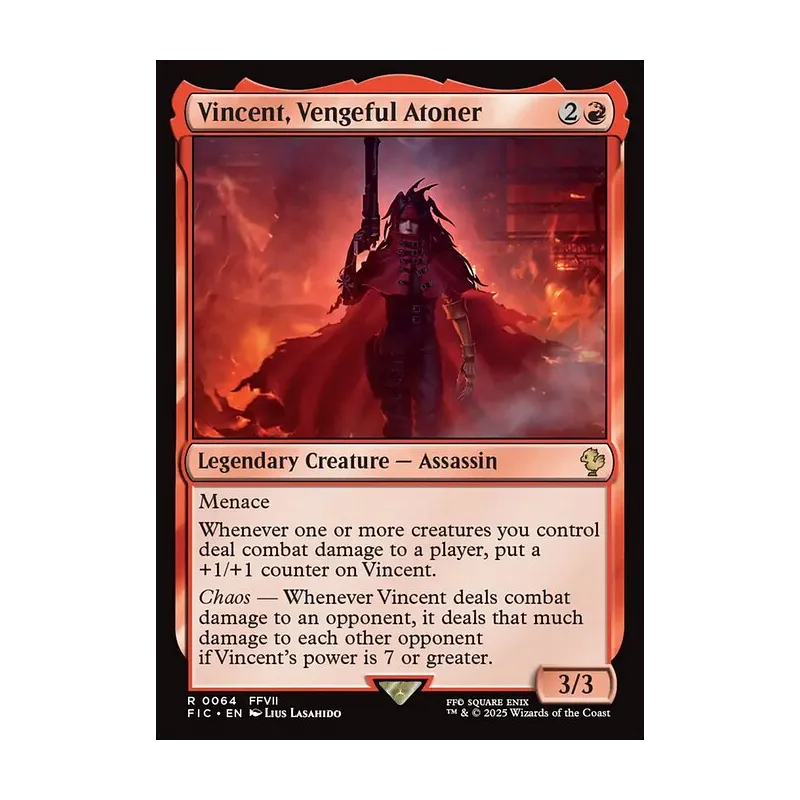 Vincent, Vengeful Atoner - Final Fantasy Commander (Near Mint)