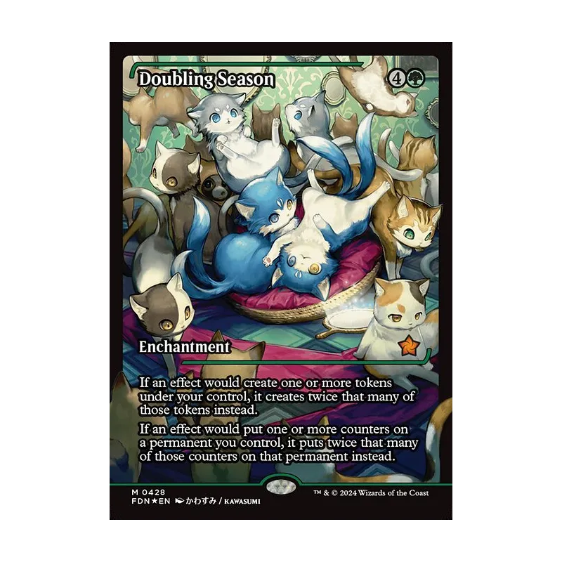 Doubling Season (Showcase) - Foundations (Foil Near Mint)