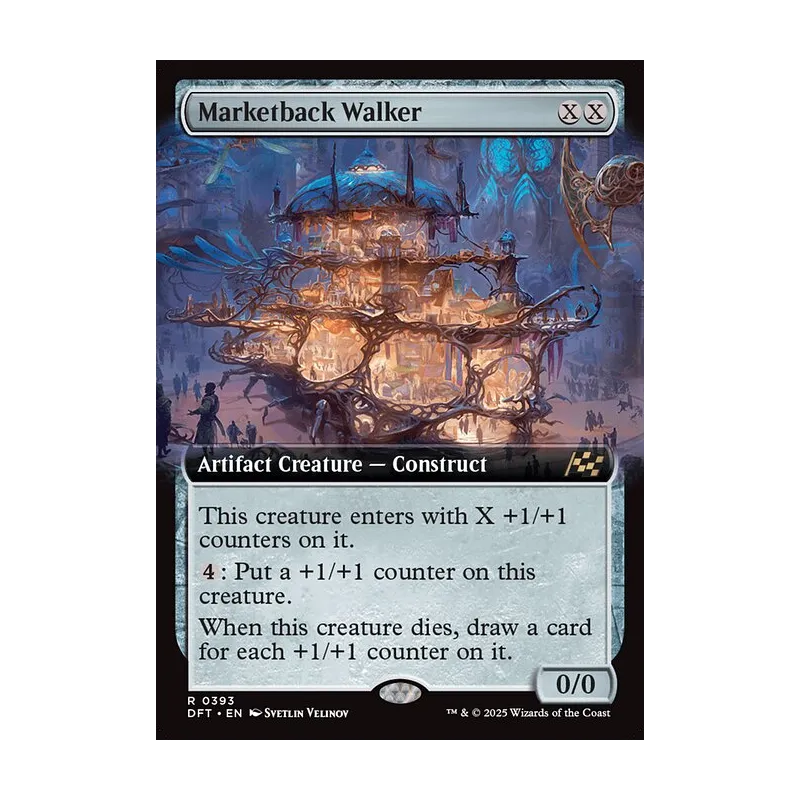 Marketback Walker (Extended Art) - Aetherdrift (Near Mint)