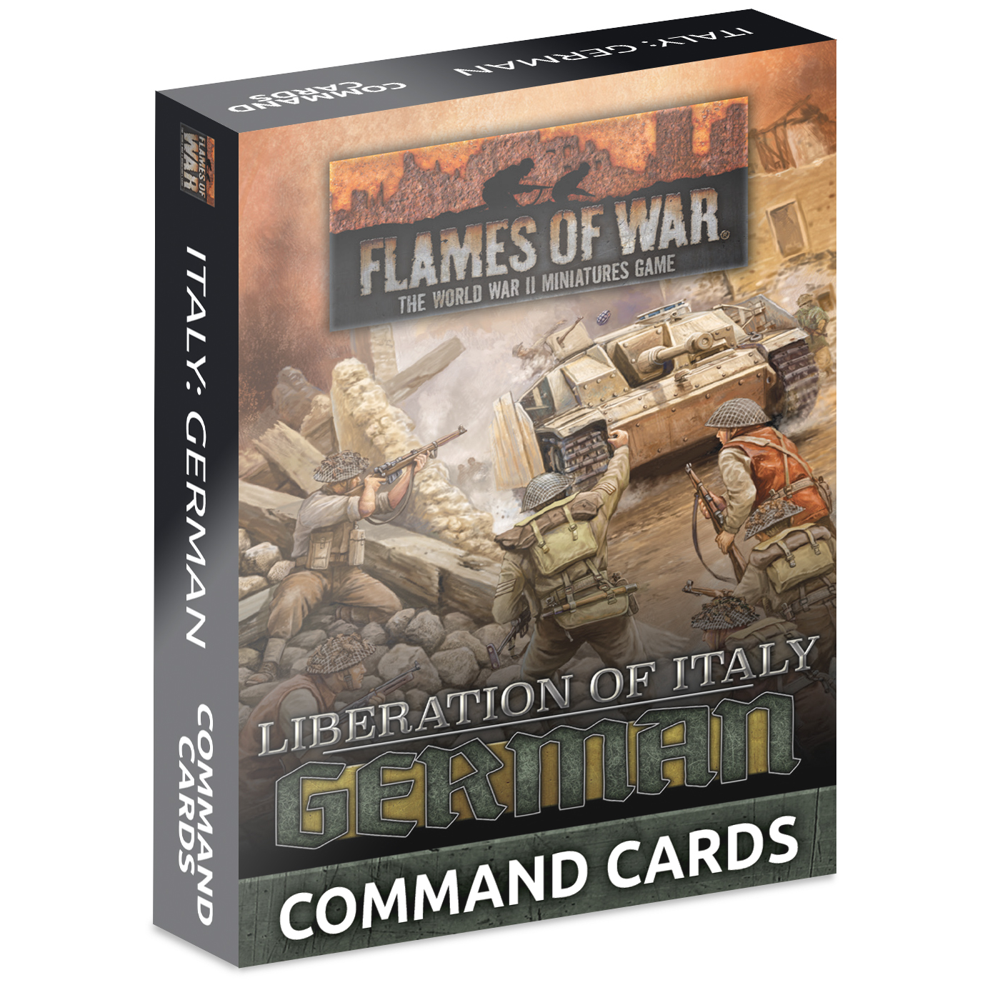Flames of War WW2: Liberation of Italy - German Command Cards