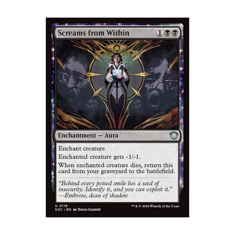 Screams from Within - Secrets of Strixhaven Commander (Near Mint)