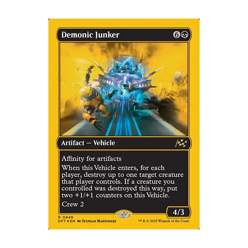 Demonic Junker (First-Place Foil) - Aetherdrift (Foil Near Mint)