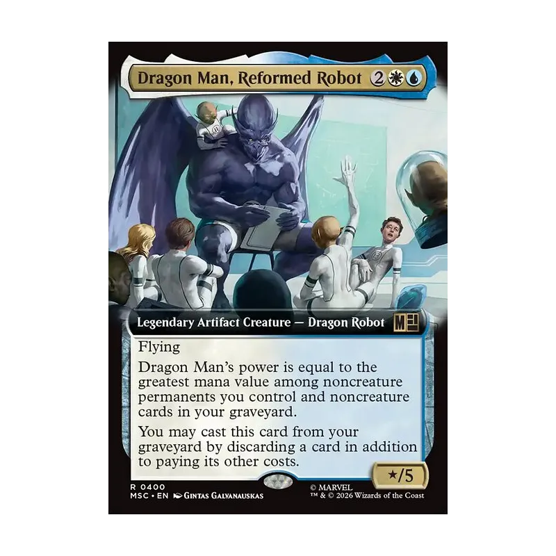 Dragon Man, Reformed Robot (Extended Art) - Marvel Super Heroes Commander (Near Mint)