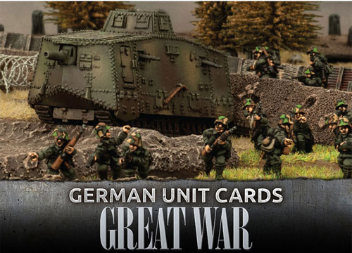 Great War: German Unit Cards