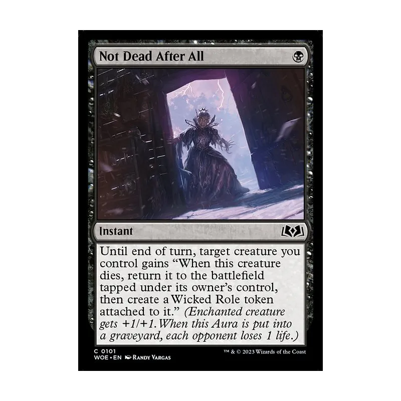 mtg cards like not dead after all Magic The Gathering - Wilds of Eldraine - When this Aura is put into a graveyard mtg cards like not dead