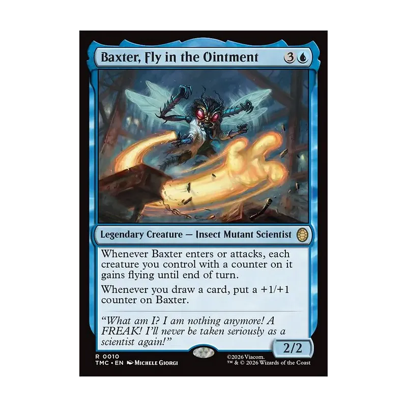 Baxter, Fly in the Ointment (Surge Foil) - Teenage Mutant Ninja Turtles Commander (Foil Near Mint)