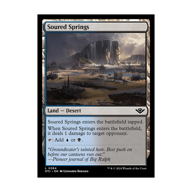 Soured Springs - Outlaws of Thunder Junction (Near Mint)