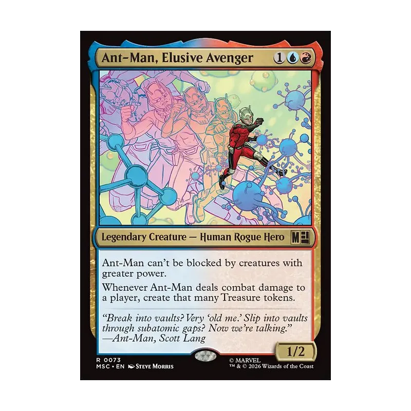 Ant-Man, Elusive Avenger (Surge Foil) - Marvel Super Heroes Commander (Foil Near Mint)