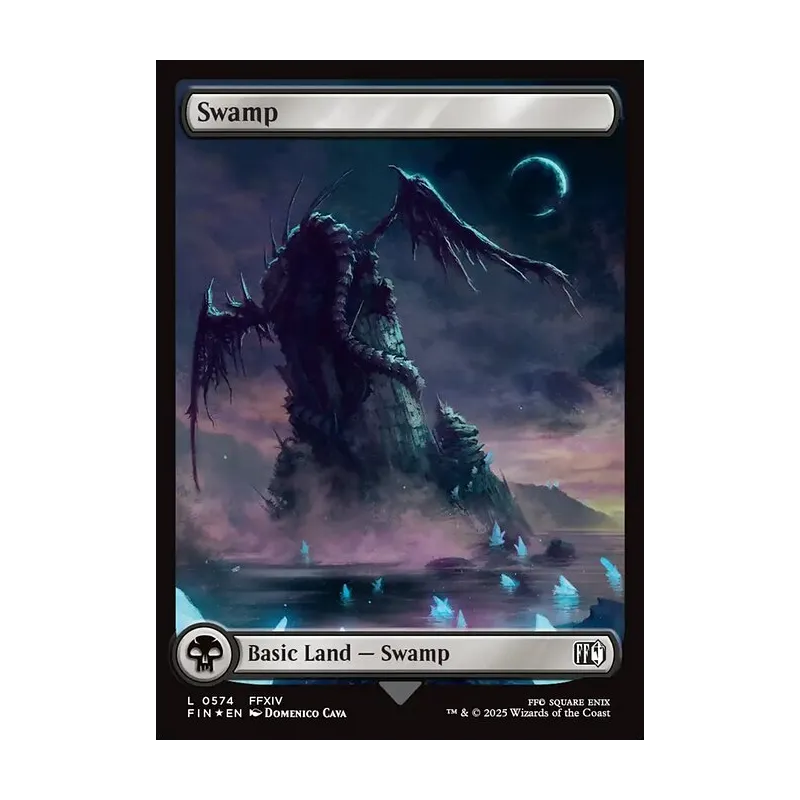 Swamp (0574) (Surge Foil) - Final Fantasy (Foil Near Mint)