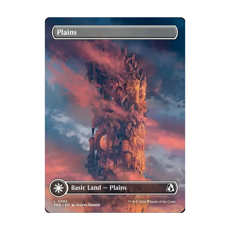 Plains (Borderless) (0382) - Reality Fracture (Near Mint)
