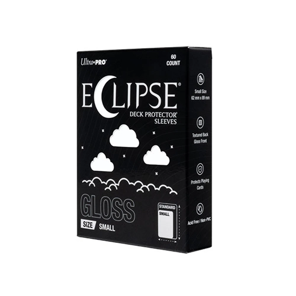 Deck Protector Small Sleeves: Eclipse Gloss - Arctic White (60) (Preorder)