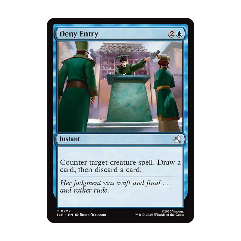 Deny Entry - Avatar: The Last Airbender Eternal (Near Mint)