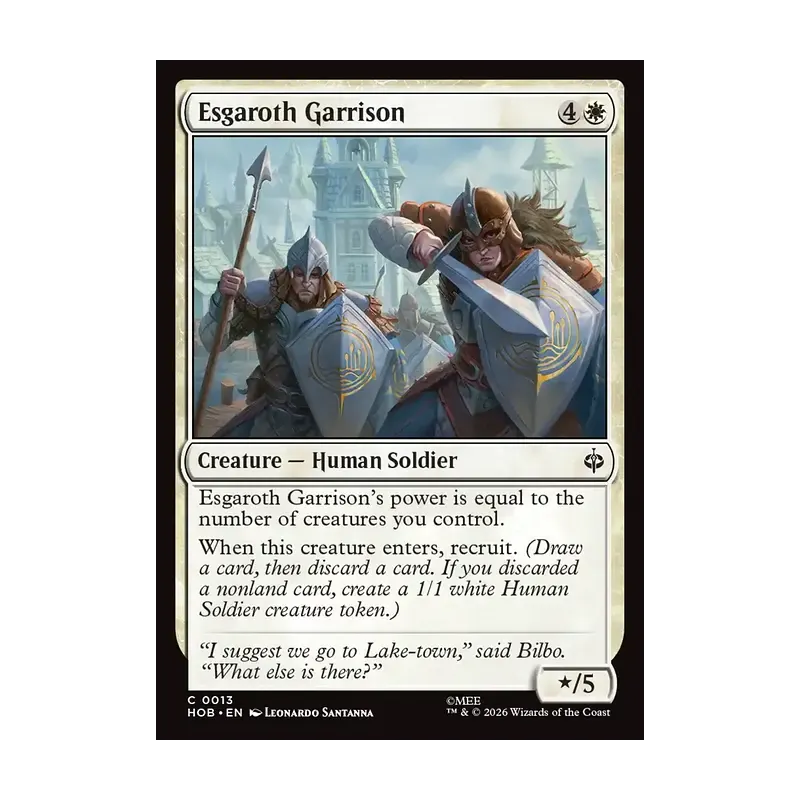 Esgaroth Garrison - The Hobbit (Near Mint)