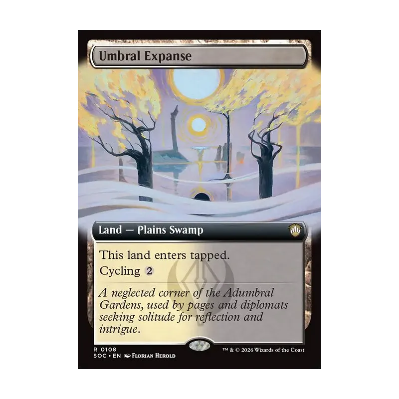 Umbral Expanse (Extended Art) - Secrets of Strixhaven Commander (Near Mint)