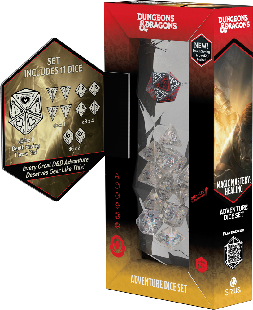 Sirius Adventure Dice: Magic Mastery - Healing (11) (Preorder)