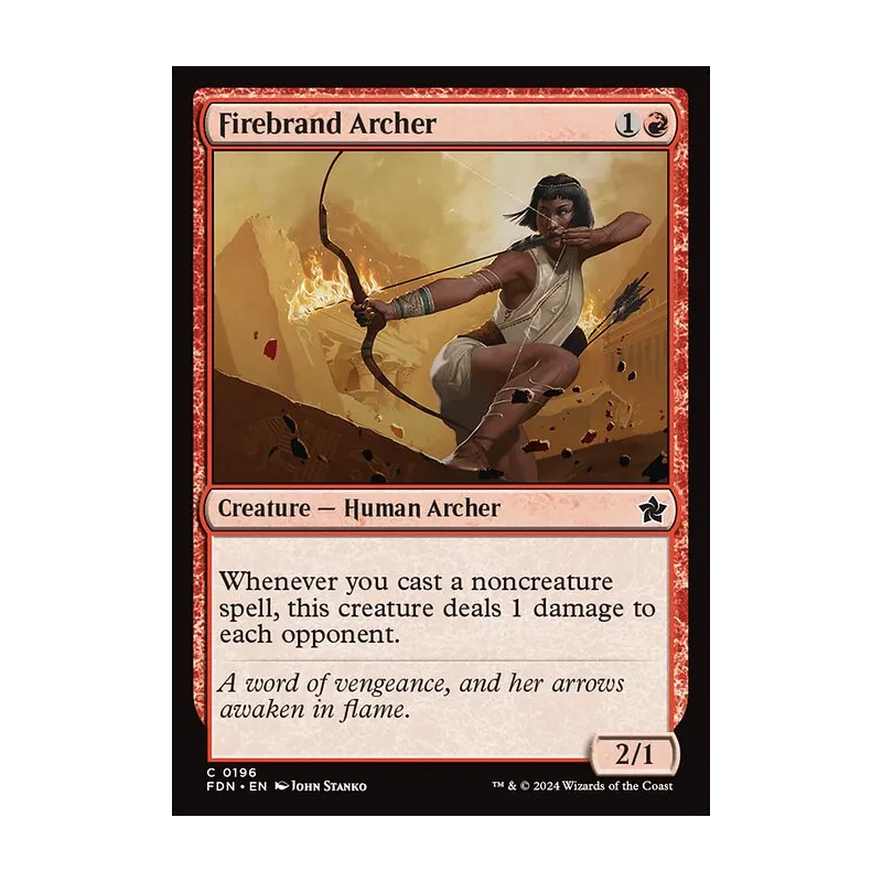 Firebrand Archer - Foundations (Near Mint)
