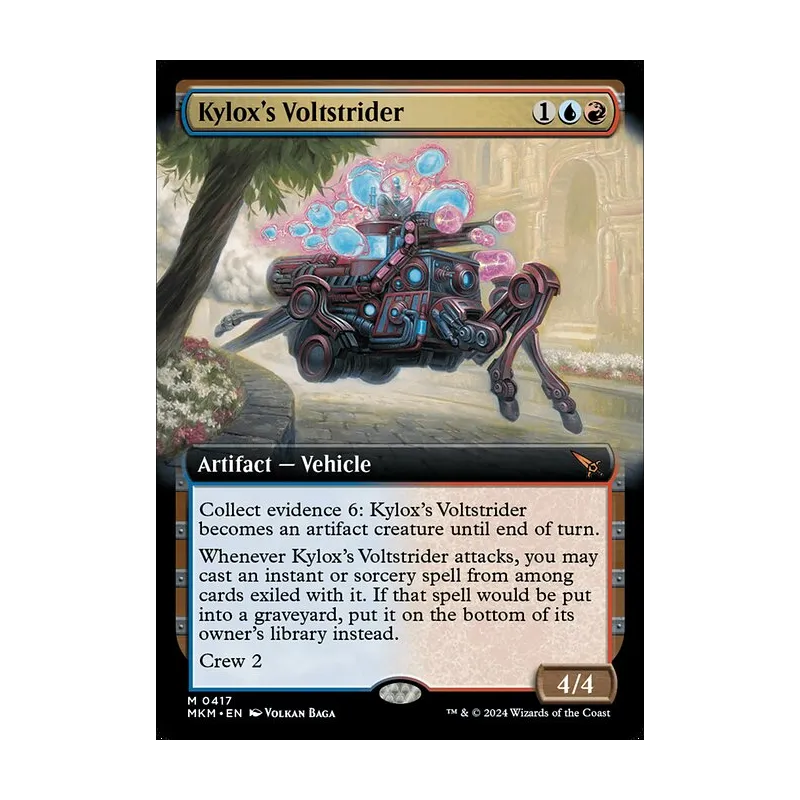 Kylox's Voltstrider (Extended Art) - Murders at Karlov Manor (Near Mint)