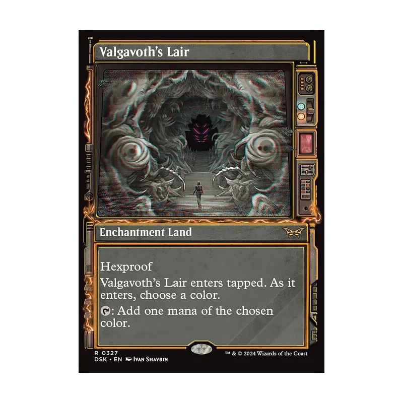 Valgavoth's Lair (Showcase) - Duskmourn: House of Horror (Near Mint)