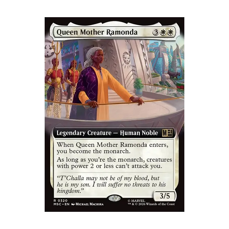 Queen Mother Ramonda (Extended Art) - Marvel Super Heroes Commander (Near Mint)