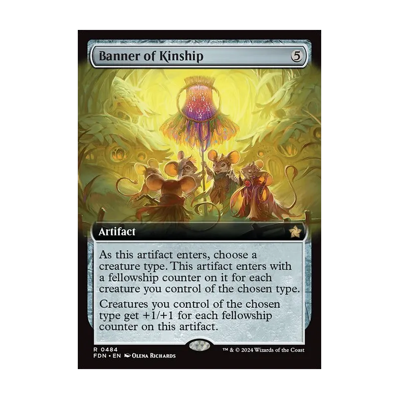 Banner of Kinship (Extended Art) - Foundations (Near Mint)