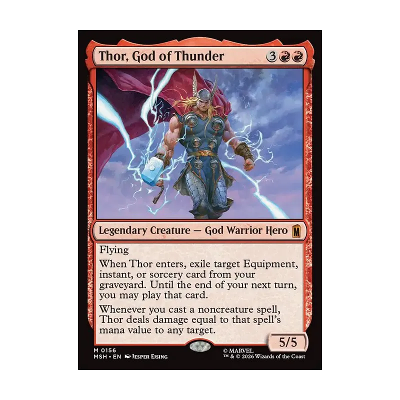 Thor, God of Thunder | Marvel Super Heroes MTG