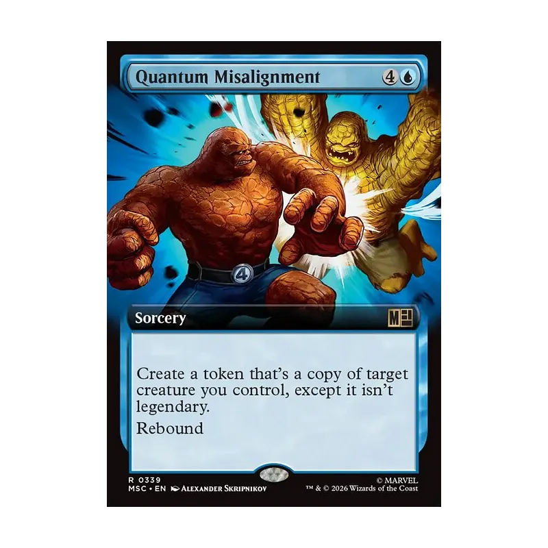 Quantum Misalignment (Extended Art) - Marvel Super Heroes Commander (Near Mint)