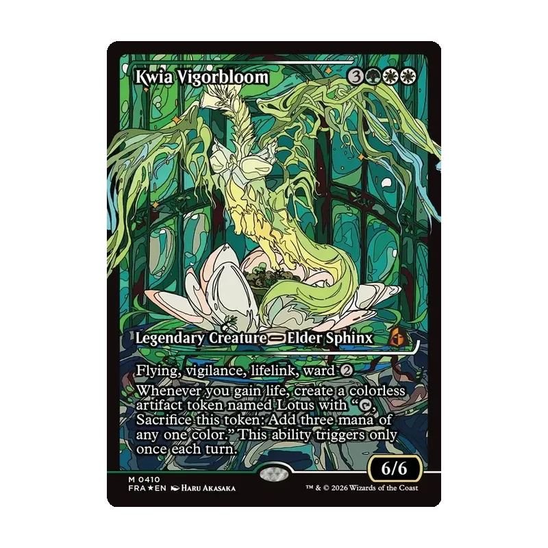 Kwia Vigorbloom (Showcase) (0410) - Reality Fracture (Foil Near Mint)