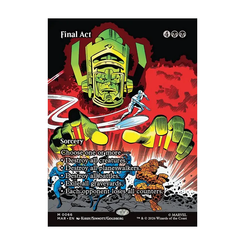 Final Act (Borderless) - Marvel Universe (Near Mint)