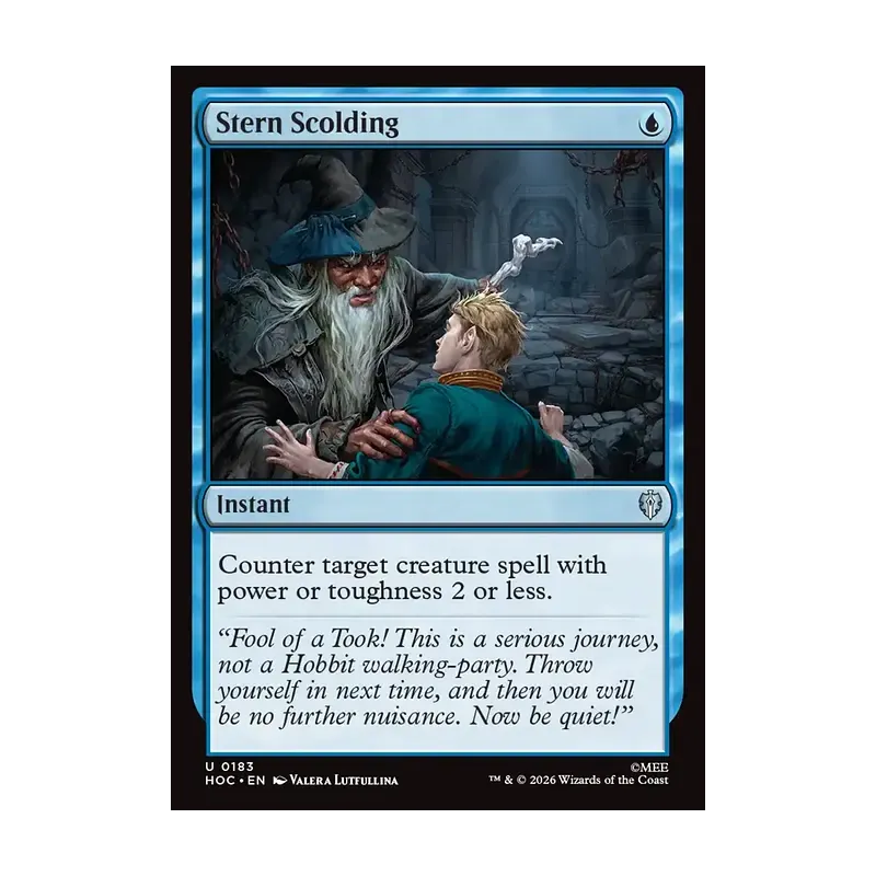 Stern Scolding - The Hobbit Eternal (Near Mint)