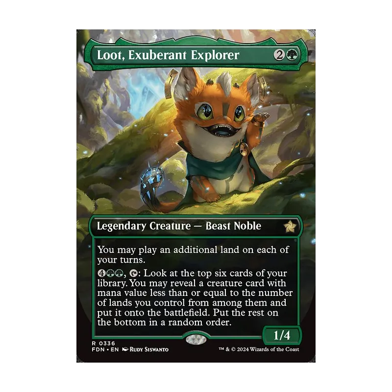 Loot, Exuberant Explorer (Borderless) - Foundations (Near Mint)