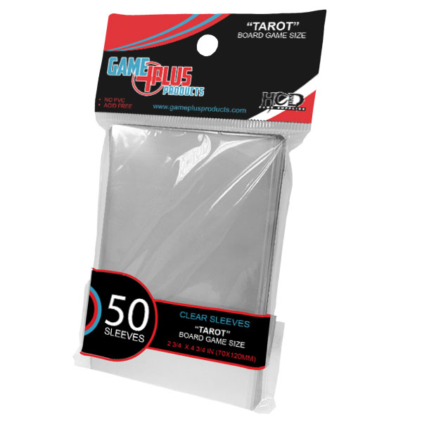 Game Plus Products Card Sleeves: Tarot Board Game Size (50)