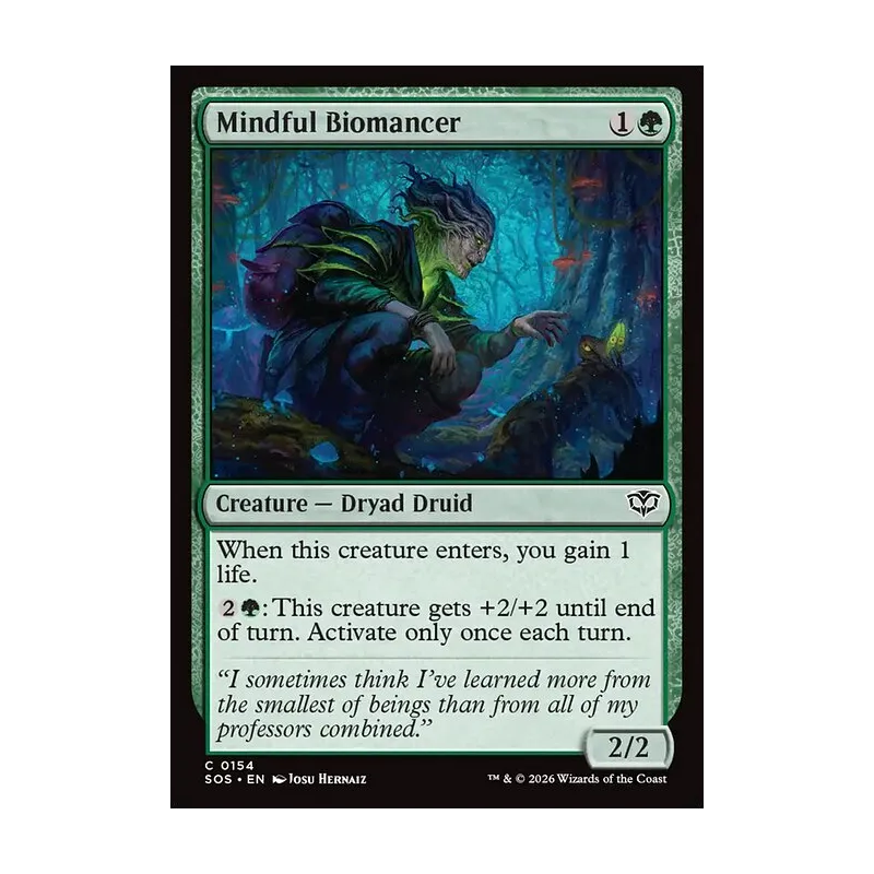 Mindful Biomancer - Secrets of Strixhaven (Near Mint)
