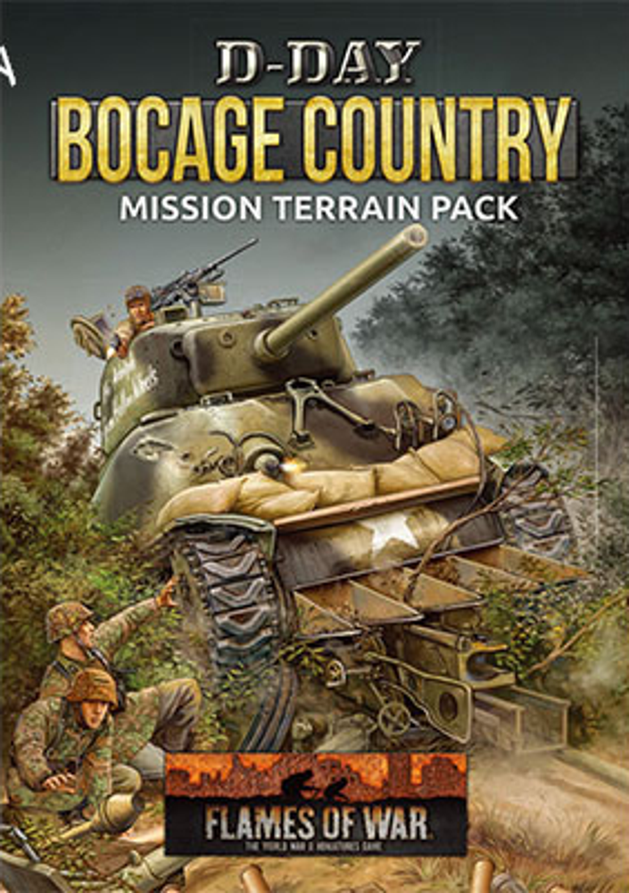 Flames of War WW2: D-Day - Bocage Country Mission Terrain Pack