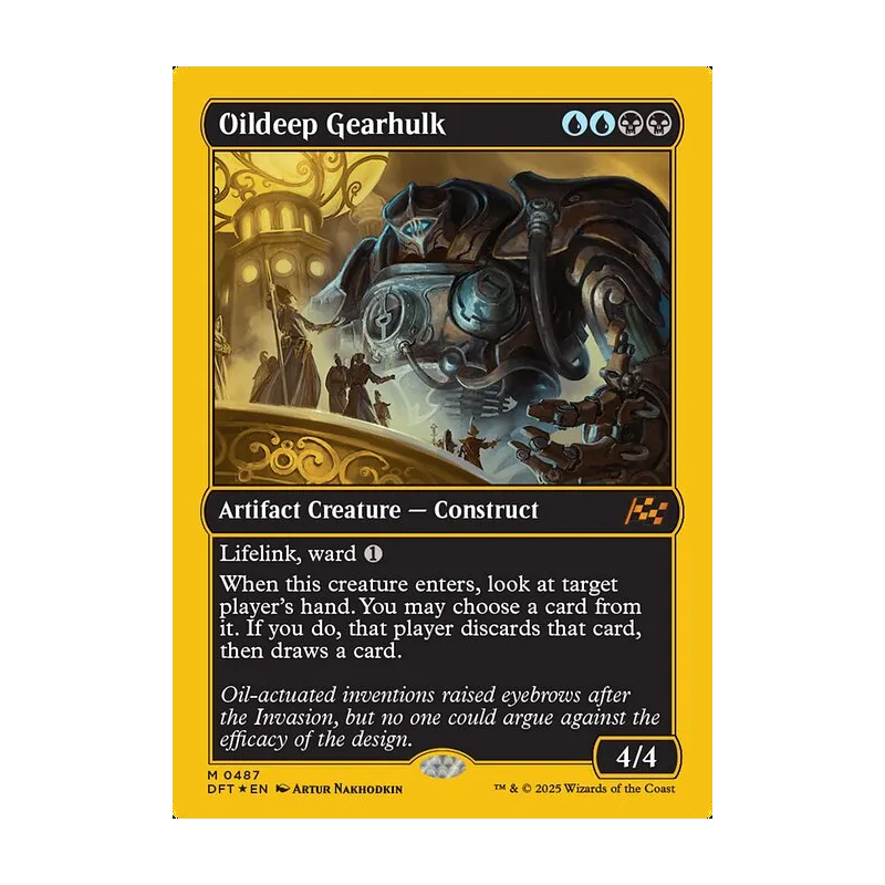 Oildeep Gearhulk (First-Place Foil) - Aetherdrift (Foil Near Mint)
