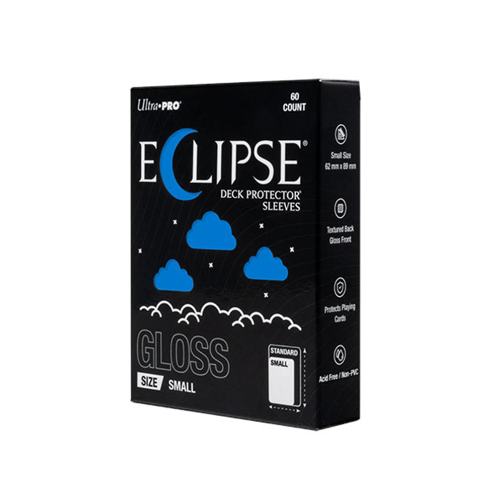 Deck Protector Small Sleeves: Eclipse Gloss - Pacific Blue (60) (Preorder)