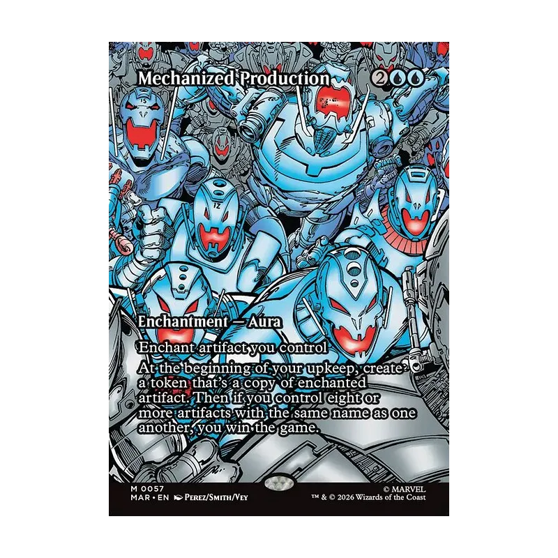 Mechanized Production (Borderless) - Marvel Universe (Near Mint)