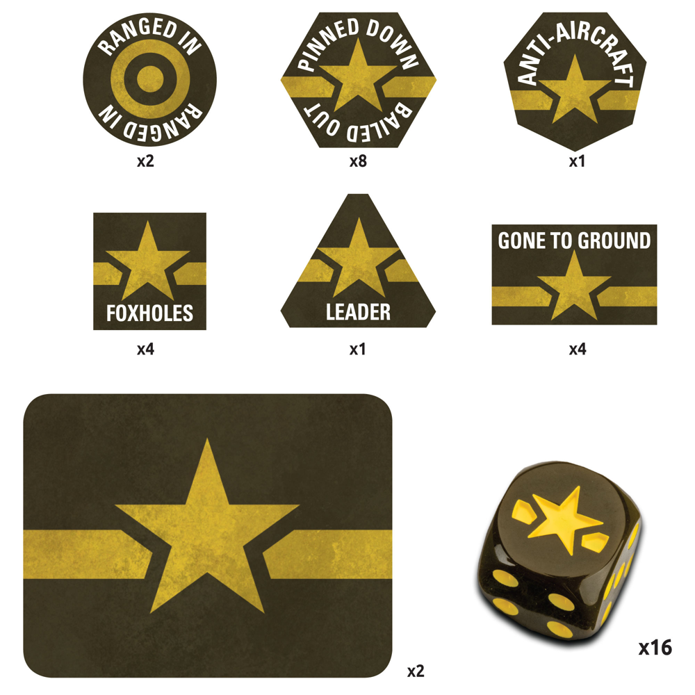 Flames of War WW2: American - Fighting First Gaming Set