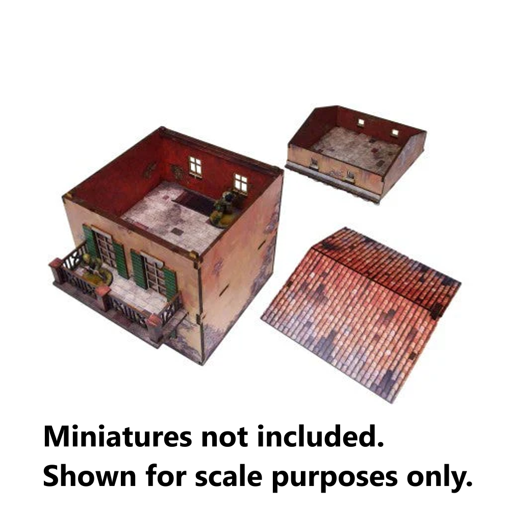 Bolt Action: Pre-Painted WW2 Italy - Balcony House