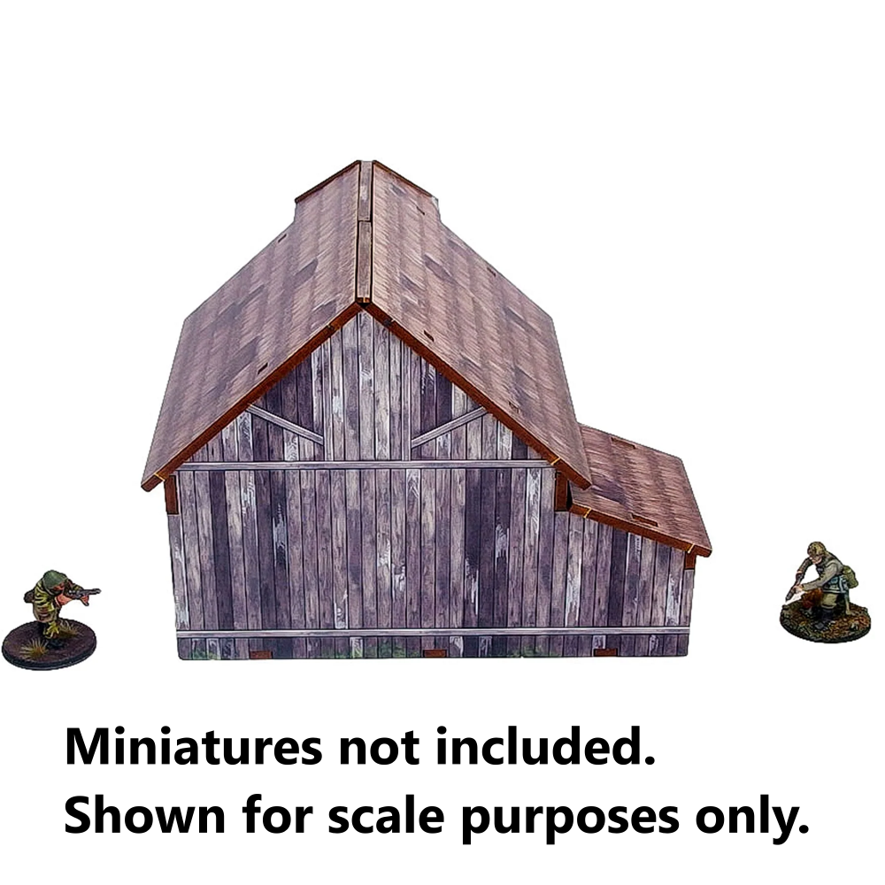 Bolt Action HDF Terrain: WW2 Ostfront Village - Barn