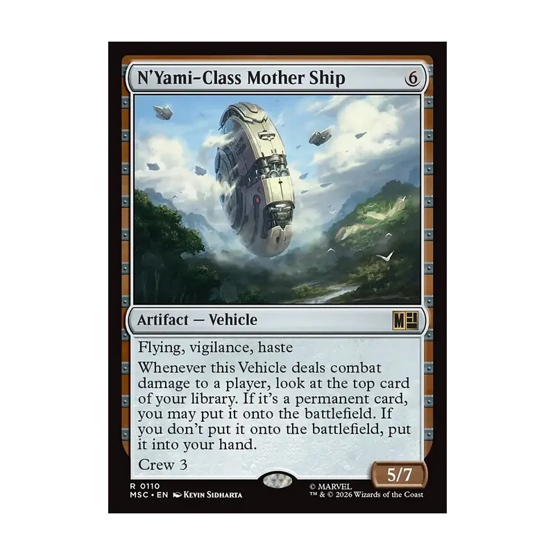 N'Yami-Class Mother Ship (Surge Foil) - Marvel Super Heroes Commander (Foil Near Mint)