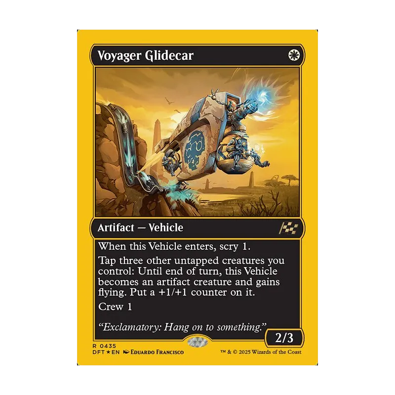 Voyager Glidecar (First-Place Foil) - Aetherdrift (Foil Near Mint)
