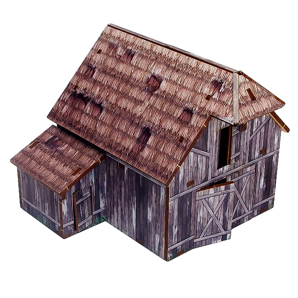 Bolt Action HDF Terrain: WW2 Ostfront Village - Barn
