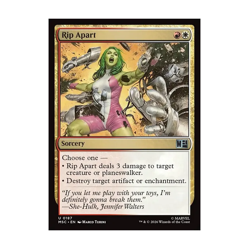 Rip Apart (Surge Foil) - Marvel Super Heroes Commander (Foil Near Mint)