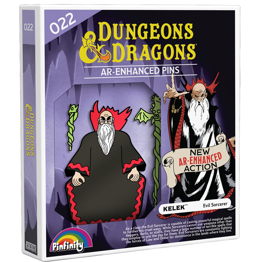 D&D Augmented Reality Pins: Series 1 - Kelek, Evil Sorcerer D&D Augmented Reality Pins: Series 1 - Kelek, Evil Sorcerer